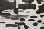 Flowing Water: a (Detail), 2011, Chinese ink, oil paint, rice paper on canvas, 282 cm x 1056 cm, 9.25' x 34.6', 99 Art Center, Fine Arts College of Shanghai University, Shanghai, China