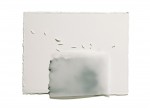 Pond: a, 1990, Chinese ink, drafting film on watercolor paper, 60 cm x 43 cm x 2 cm, 23.75” x 17” x .75”
