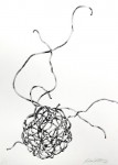 Vine Drawing 2, 2010, Chinese ink on watercolor paper, 76cm x 56cm (30” x 22”)